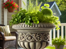 DIY urn planter