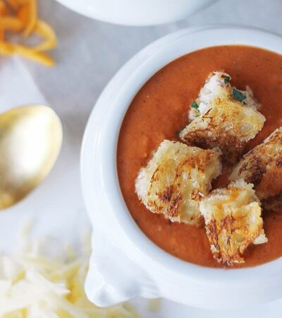 Crab Grilled Cheese Croutons