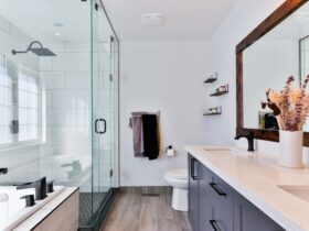 white ceramic sink near white ceramic sink