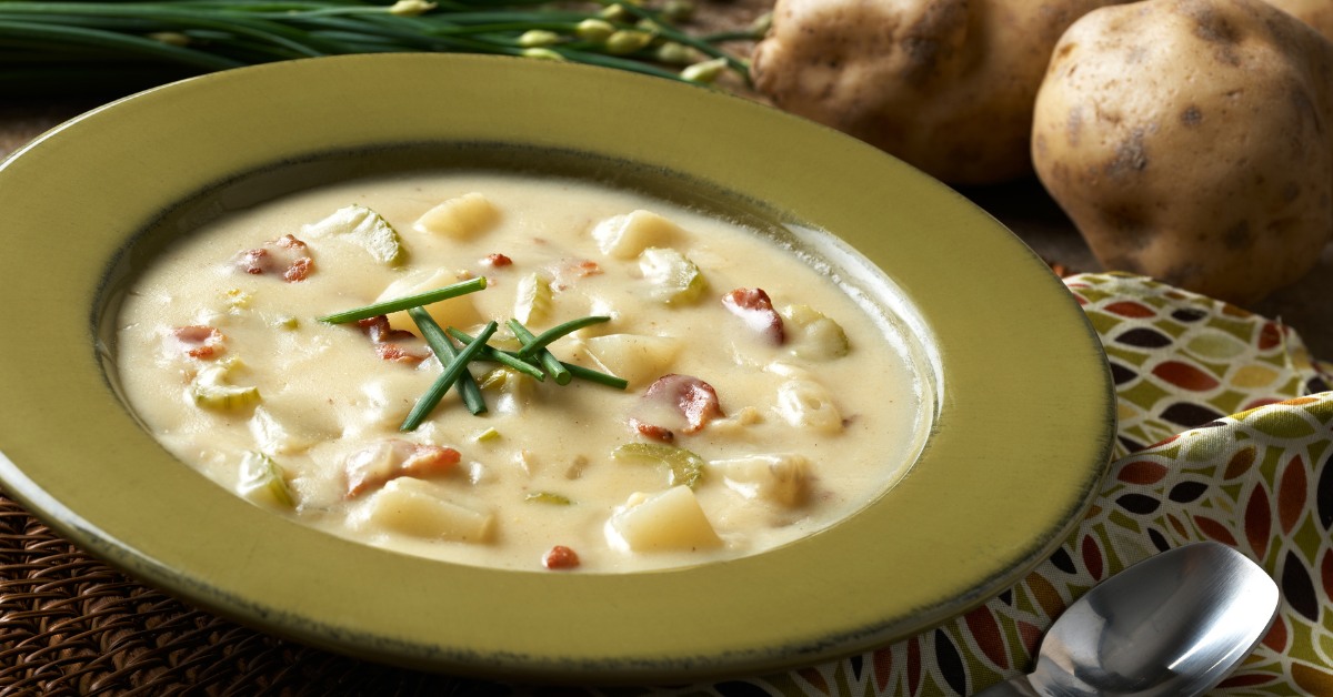 Potato Soup with Frozen Hash Browns